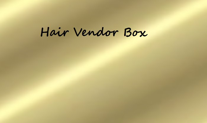 Hair Vendor Box