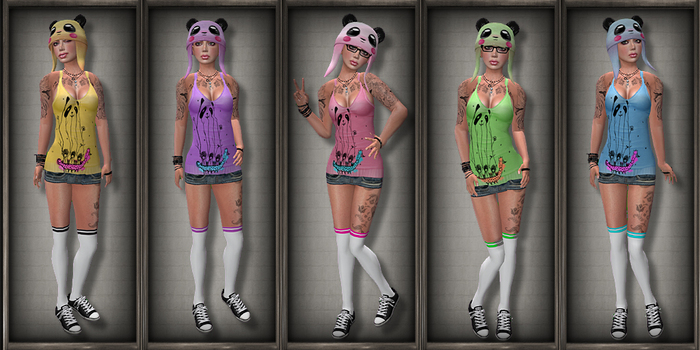 20.FIVE Panda - Blue