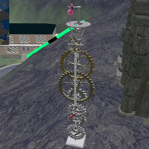 flamingo clock full perm
