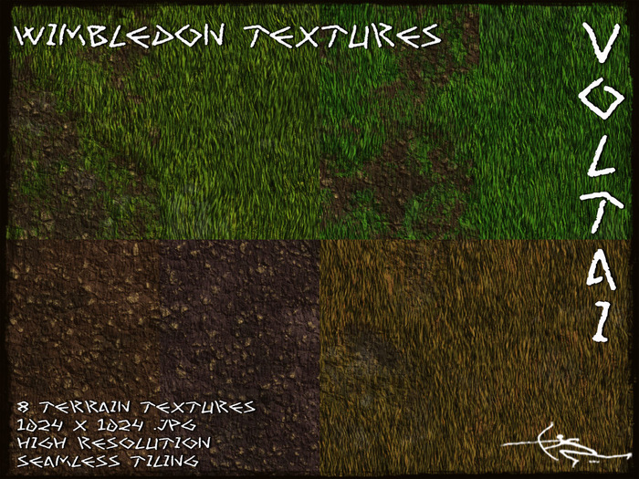 Voltai Wimbledon Textures - Organic Terrain Textures