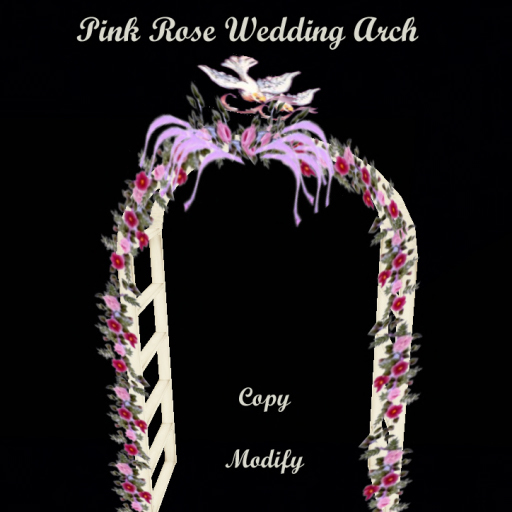 White Roses Wedding Arch Boxed