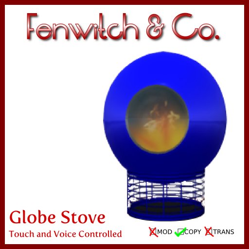 Globe Stove - Blue