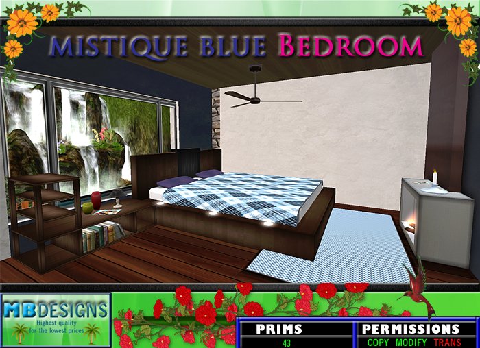 MBDesigns: Blue Bedroom set