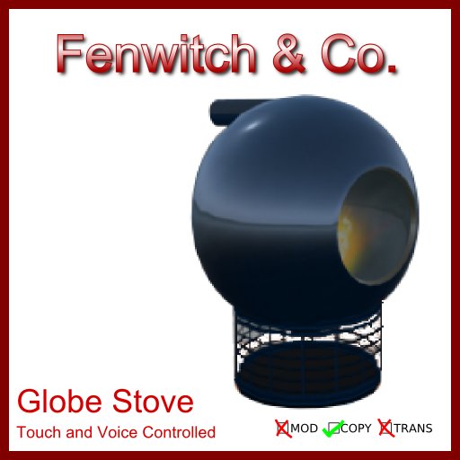 Globe Stove - Dark Blue