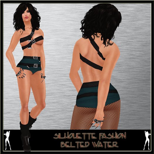 + Silhouette + Belted - Water