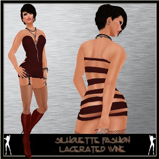 + Silhouette + Lacerated - Wine