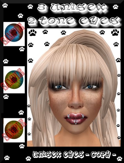 T&C 3 Unisex 2 Tone Eyes *** PROMO ***