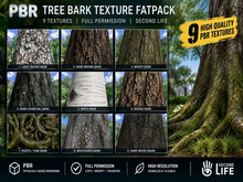 PBR FatPack: 9 Tree textures