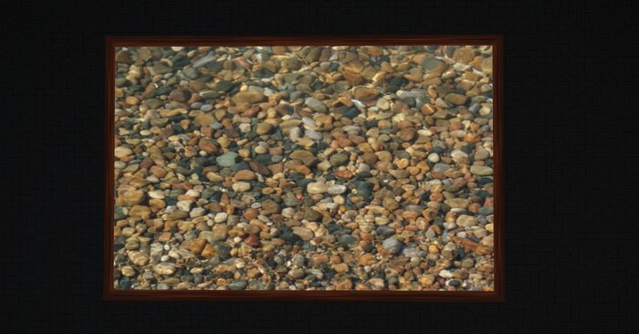 Underwater Pebbles (Framed)