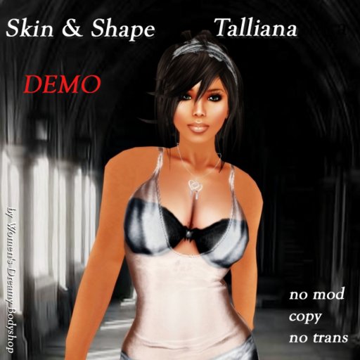 Second Life Marketplace WDB TALLIANA Skin & Shape tan skinned