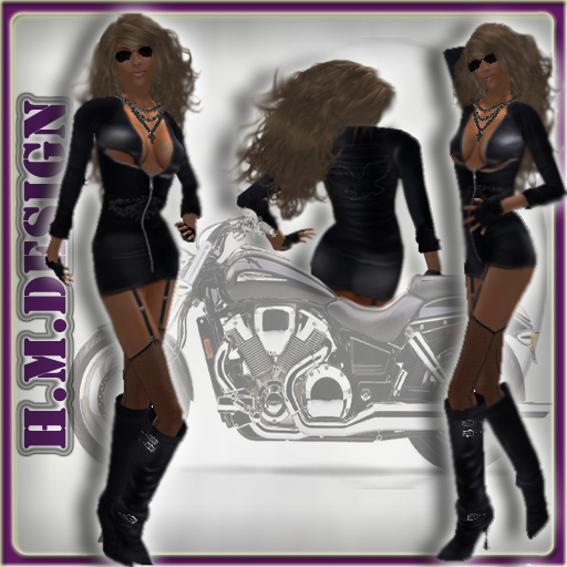 * H.M.Design ** Kisha ** Leather Outfit  Complete