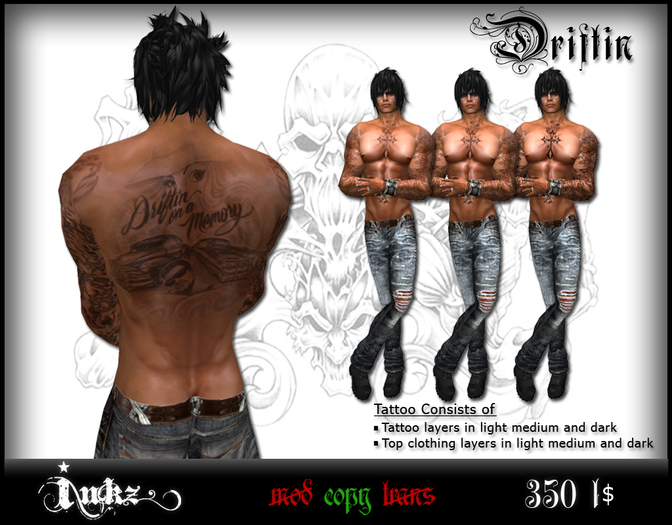 ℹƝƘZ★Tattoos - DRIFTIN Boxed