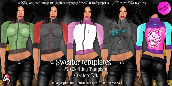Sweater Templates by Luna McMillan