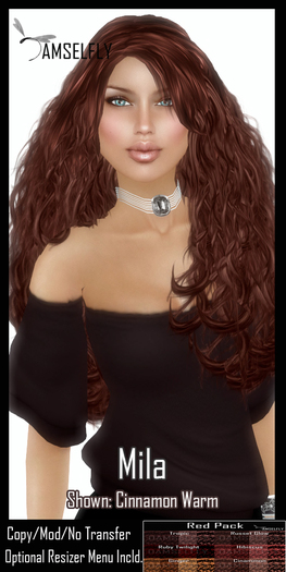 *~*Damselfly*~*Mila Red Pack