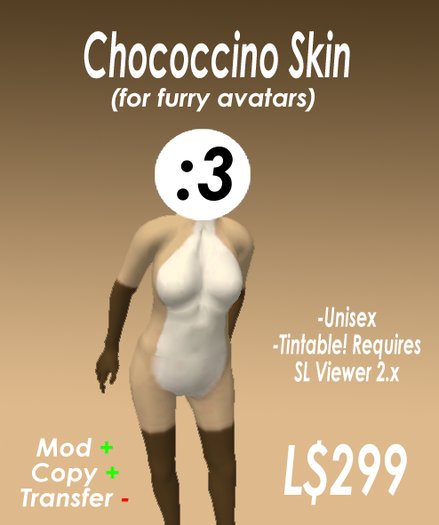 OLD - Ganene Riggles Avatar Shoppe Custom Skins - Chococcino Skin - Boxed
