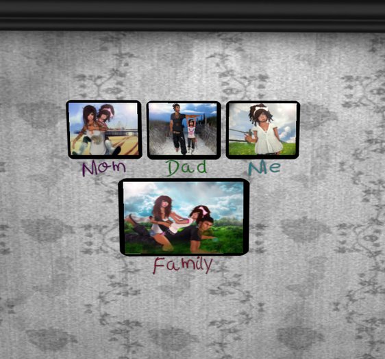 [&Hearts;] Kids Family Frame