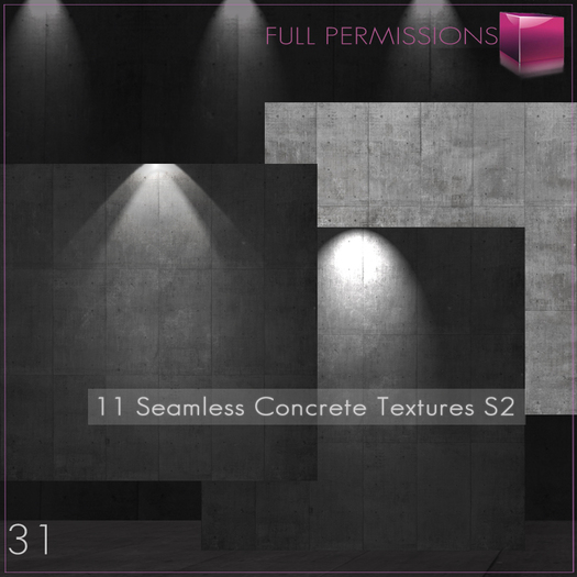 11 Concrete Textures S2 - 31  Full Perm