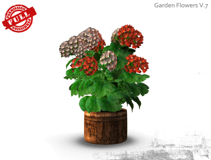 PROMO For Limited time - HALF PRICE!!!    Full Perm Garden Flowers V.7