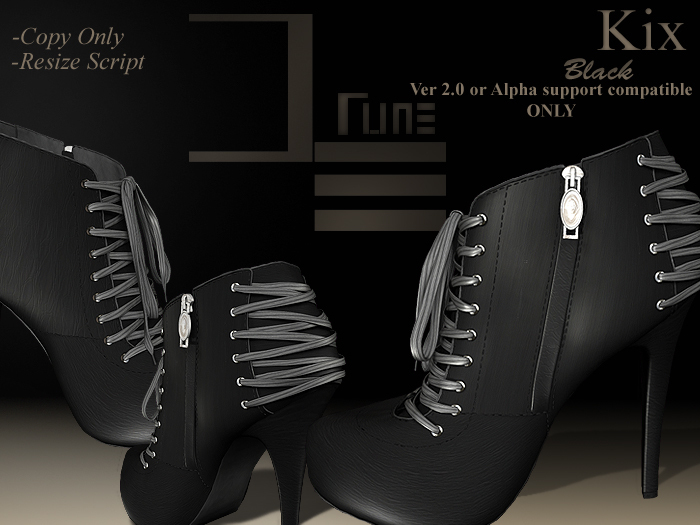 *DE Designs* -Rune-Kix-Black
