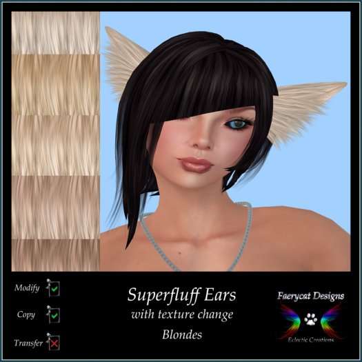 *FCD* Superfluff Ears - Blondes