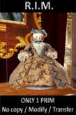 Baroque doll with pedestal / muneca siglo XVIII pedestal
