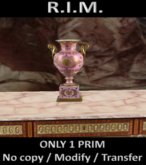 Porcelain Medici vase / Jarron porcelan Medicis rosa