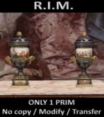 Wien blue two vases / Jarrones viena azul dos