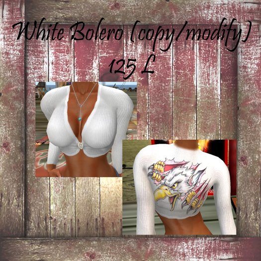 White bolero