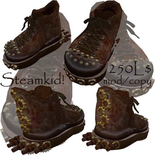 Steamkid Sneakers!