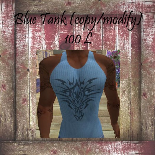 Blue Tank Top