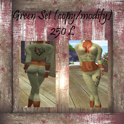 Green Set Leisure set