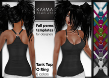 Karma Template - TGA - Tank Top O Ring - 8 Colors - Full Permissions