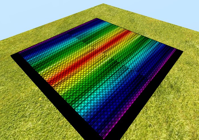 Epic Dance Floor Rainbow Colours Boxed