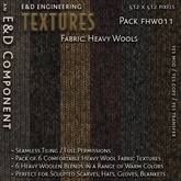 [FHW011] 6 512px Dark Brown Red Yellow Gray Heavy Wool Fabric Textures for Winter Sweater Hat Scarf by E&D ENGINEERING