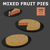 Mixed fruit pies