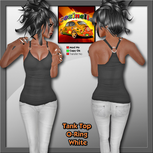 Coxi -  Tank Top O Ring black