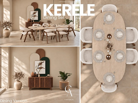Kerele Dining Set / Dining Version