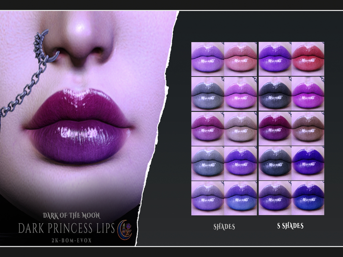 D&M  Lipstick BOM - Dark Princess Evox
