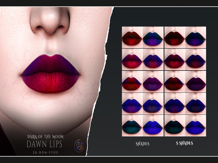 D&M  Lipstick BOM - Dawn Lips Evox