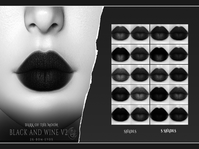 D&M  Lipstick BOM - Black & Wine V2 Evox Demo