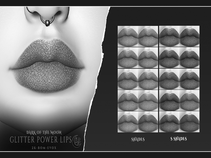 D&M  Lipstick BOM - Glitter Power Lips Evox Demo