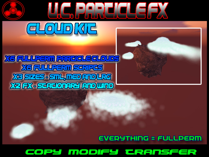 Particle Cloud Kit - x6 Preset Clouds w/ FULL PERM Scripts