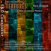 [CGM006] 6 Cyberspace Plasma / LED Loop Matrix Textures from E&D ENGINEERING