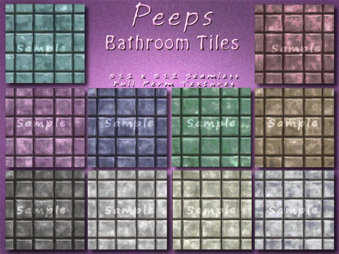 Peeps Textures Bathroom Tiles