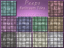 Peeps Textures Bathroom Tiles