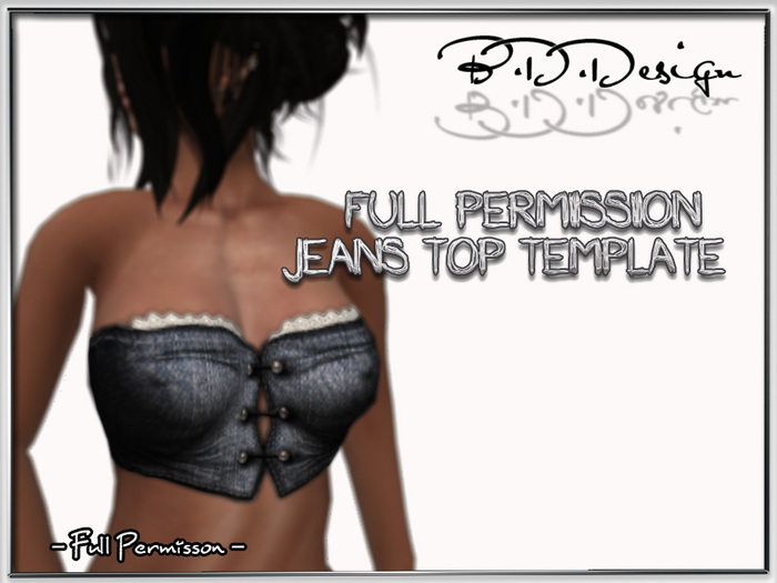 .::B.D.D::. FULL PERM jeans top