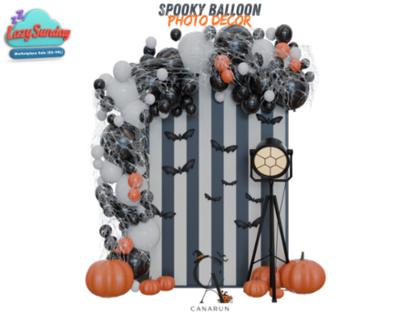 Spooky Balloon Photo Decor