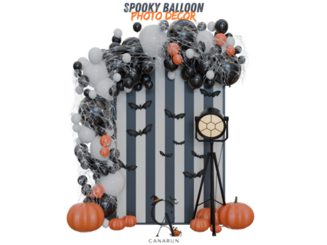 Spooky Balloon Photo Decor
