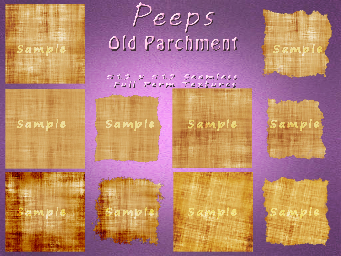 Peeps Textures Old Parchment