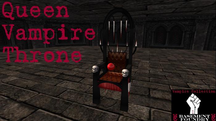 Queen Vampire Throne - boxed